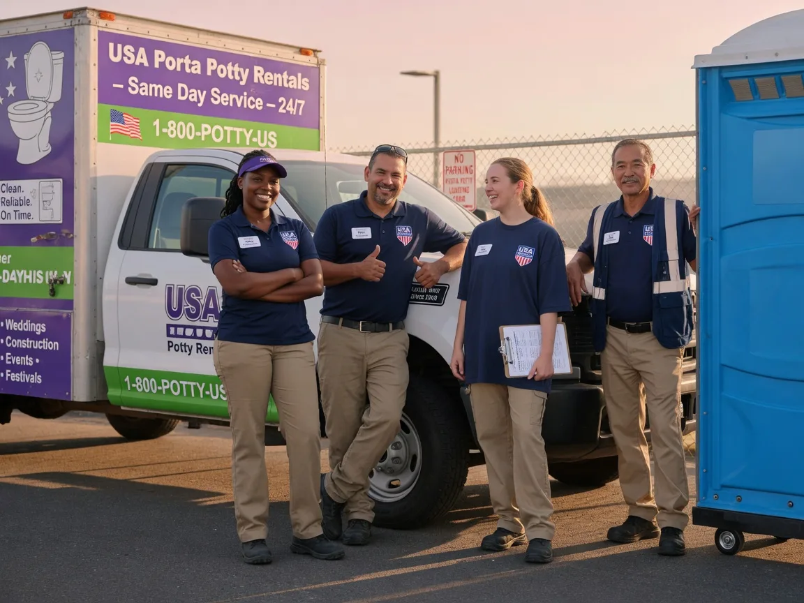 Porta Potty Rental company in Harveysburg, OH