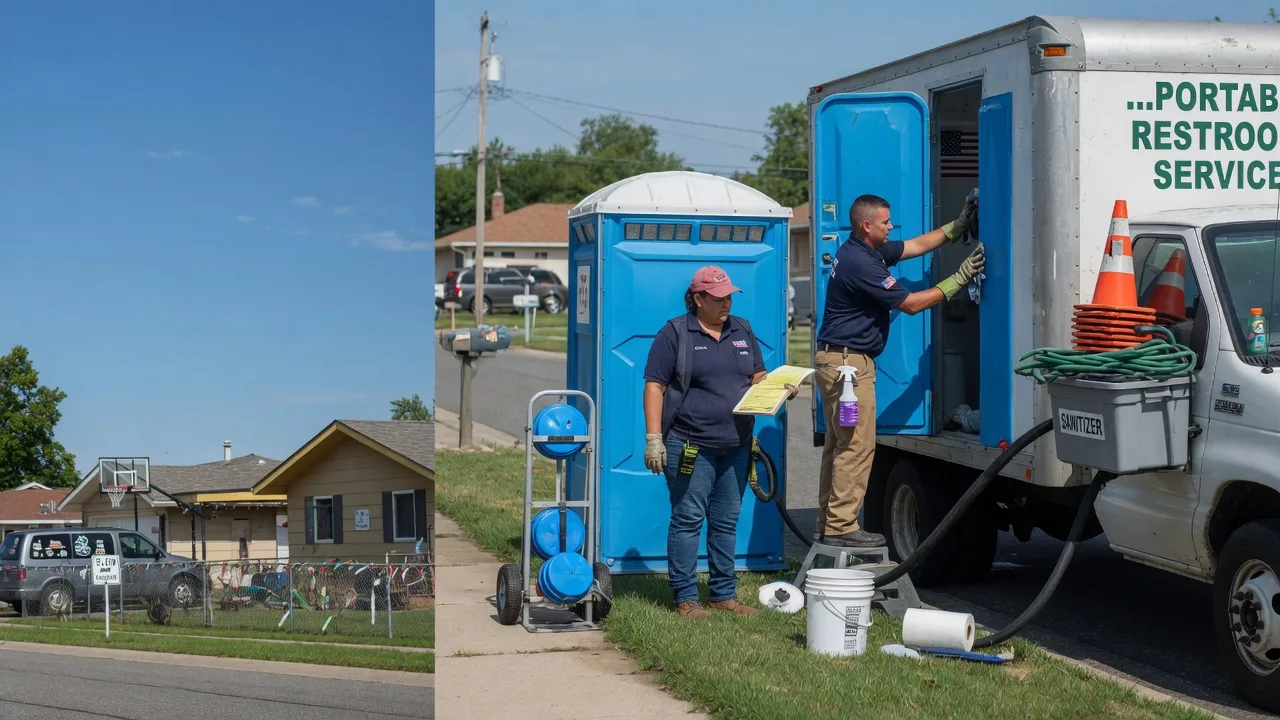 Portable Toilet Rental in Harveysburg, OH near me
